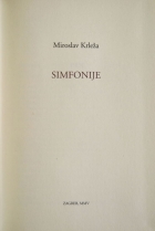 Knjiga u ponudi Simfonije