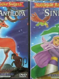 Knjiga u ponudi Pepeljuga; Sinbad; Legenda o princezi Aidi; Zlatna antilopa (crtani fi
