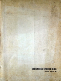 Knjiga u ponudi Arhitektonski spomenici Senja
