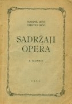 Knjiga u ponudi Sadržaji opera