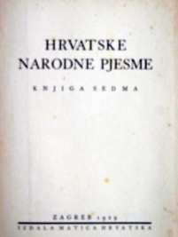 Knjiga u ponudi Hrvatske narodne pjesme