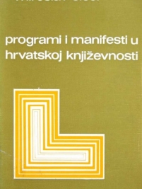 Knjiga na akciji Programi i manifesti u hrvatskoj književnosti.