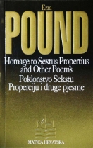 Knjiga u ponudi Homage to Sextus Propertius and Other Poems
