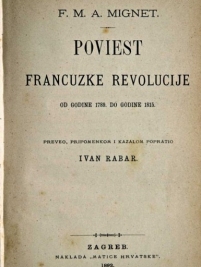 Knjiga u ponudi Poviest Francuzke revolucije