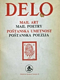 Knjiga na akciji Poštanska umetnost. Poštanska poezija