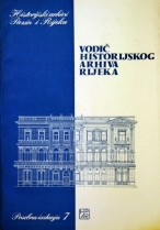 Knjiga u ponudi Vodič historijskog arhiva Rijeka