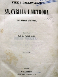 Knjiga u ponudi Viek i djelovanje sv. Cyrilla i Methoda II. dio