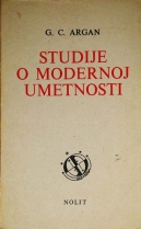 Knjiga u ponudi Studije o modernoj umetnosti