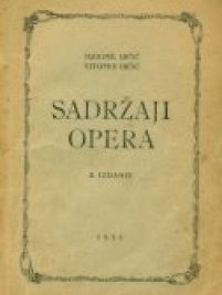Knjiga u ponudi Sadržaji opera
