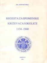 Knjiga u ponudi Regesta za spomenike Križevaca i okolice