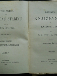 Knjiga u ponudi Rimska književnost i latinski jezik po T Birtu i O Weiseu