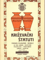 Knjiga u ponudi Križevački štatutu