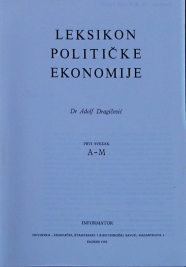 Knjiga u ponudi Leksikon političke ekonomije