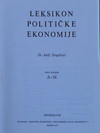 Knjiga na akciji Leksikon političke ekonomije